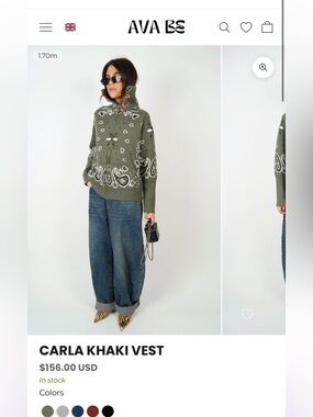 Bandana Scarf Funnel Neck sweater jacket